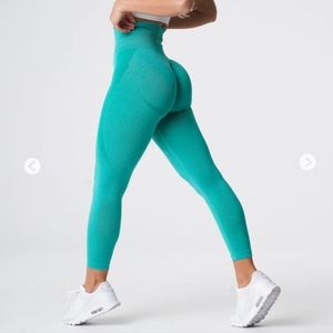 Nvgtn Turquoise Contour Seamless Leggings